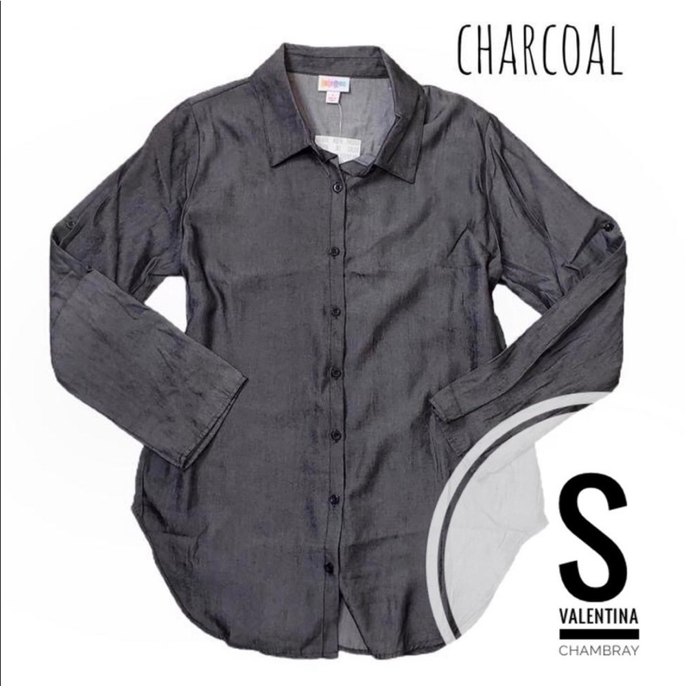 NWT Lularoe Chambray Charcoal